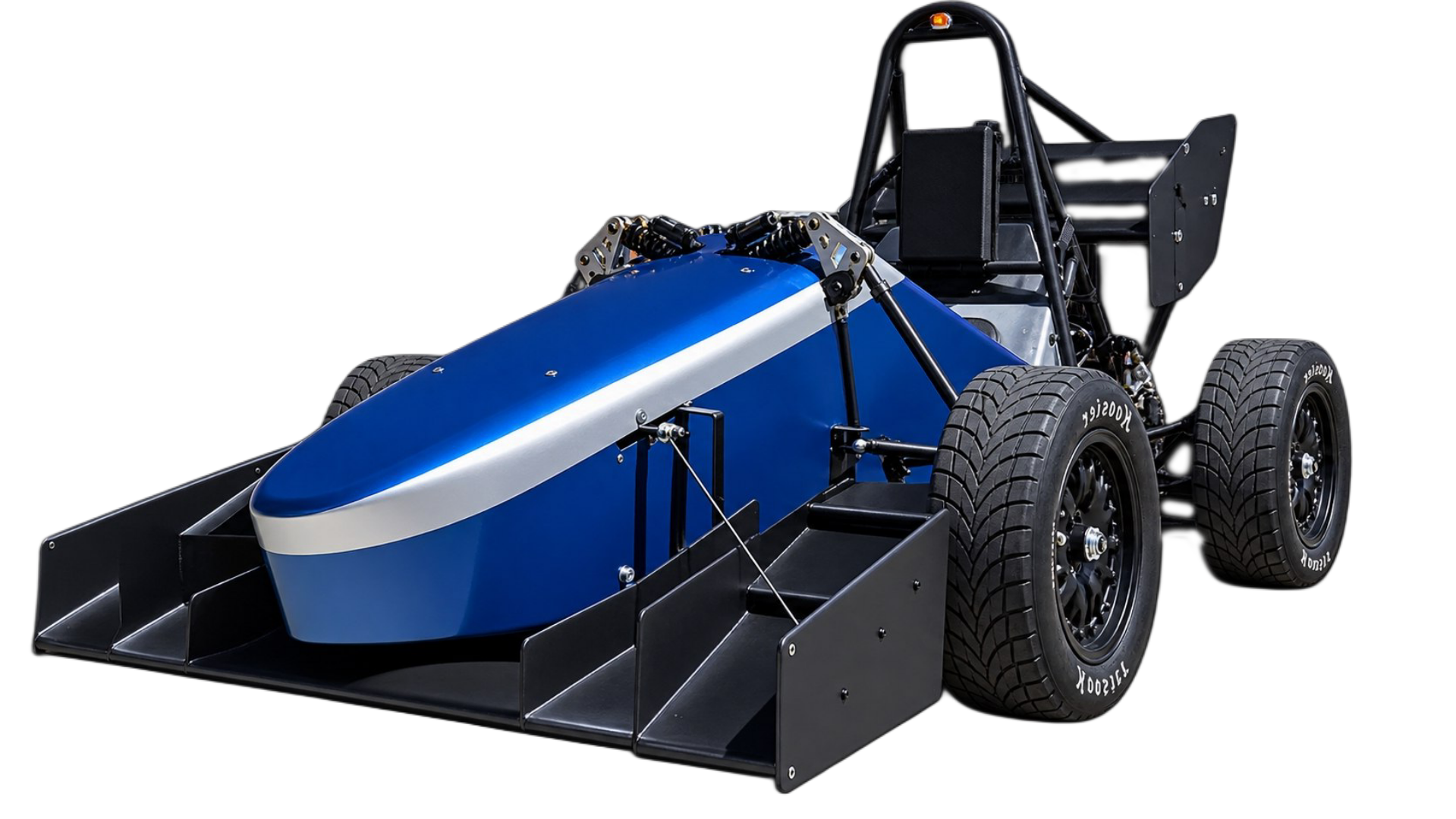 Team Crack Platoon electric race car from season 2025